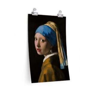 Gallery print of the "Girl with a Pearl Earring" by Johannes Vermeer (1665)