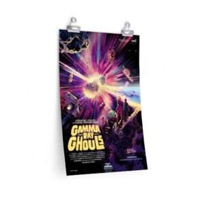 Gamma Ray Ghouls: Printed NASA horror poster