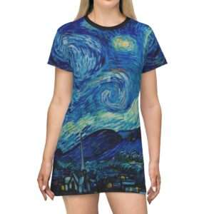 Vincent van Gogh "The Starry Night" T-Shirt Dress