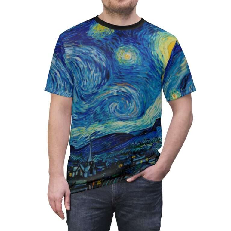 Vincent van Gogh "The Starry Night" Unisex Novelty T-Shirt