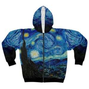 Vincent van Gogh "The Starry Night" Unisex Zip Hoodie