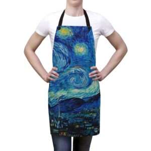 Apron ft. "The Starry Night" by Vincent van Gogh