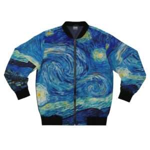 Bomber Jacket ft. "The Starry Night" by Vincent van Gogh