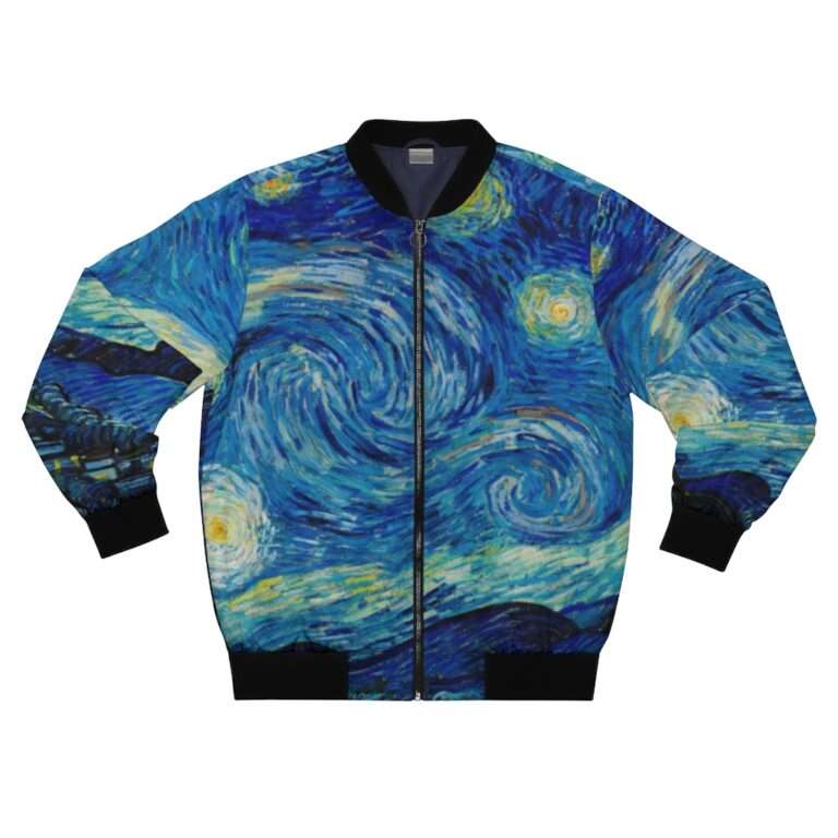 Bomber Jacket ft. "The Starry Night" by Vincent van Gogh