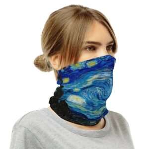 Neck Gaiter ft. "The Starry Night" by Vincent van Gogh