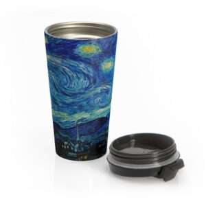 Travel Mug ft. "The Starry Night" by Vincent van Gogh
