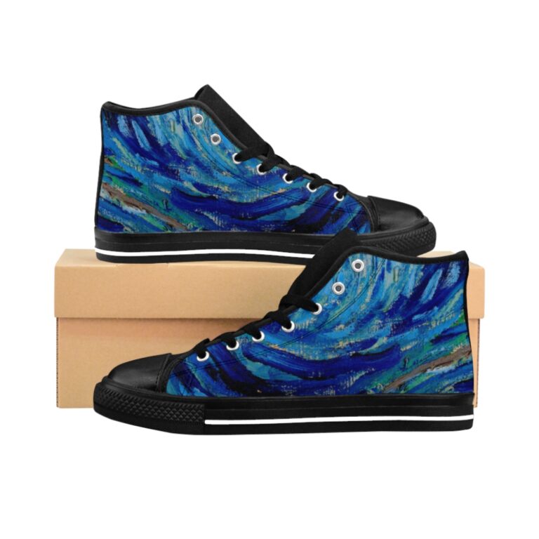 Vincent van Gogh "The Starry Night" Women's High-top Sneakers