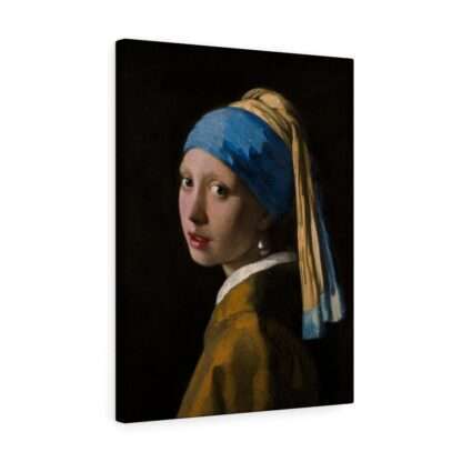 Canvas print of the "Girl with a Pearl Earring" by Johannes Vermeer (1665)