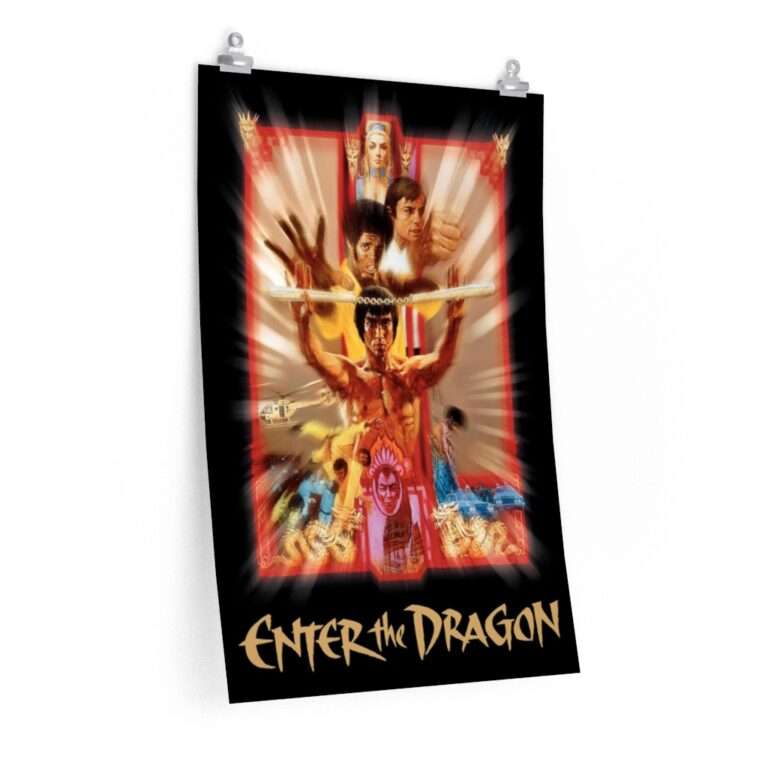 Poster Print of Bruce Lee's Enter the Dragon (1973)