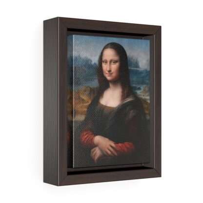 Framed canvas print of a recolored version of "Mona Lisa" by Leonardo da Vinci (1503)