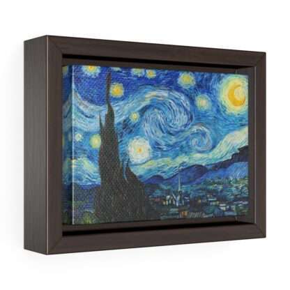 Framed canvas print of the "The Starry Night" by Vincent van Gogh (1889)