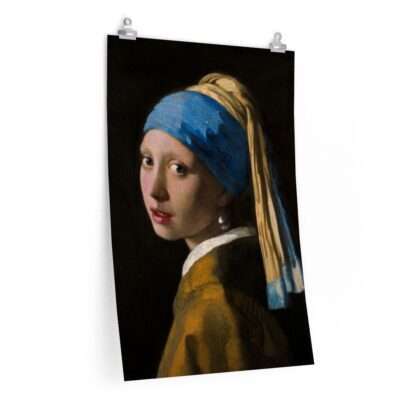 Gallery print of the "Girl with a Pearl Earring" by Johannes Vermeer (1665)