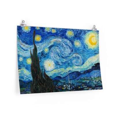 Gallery print of the "The Starry Night" by Vincent van Gogh (1889)