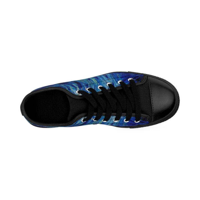 Vincent van Gogh "The Starry Night" Men's Sneakers - Image 2