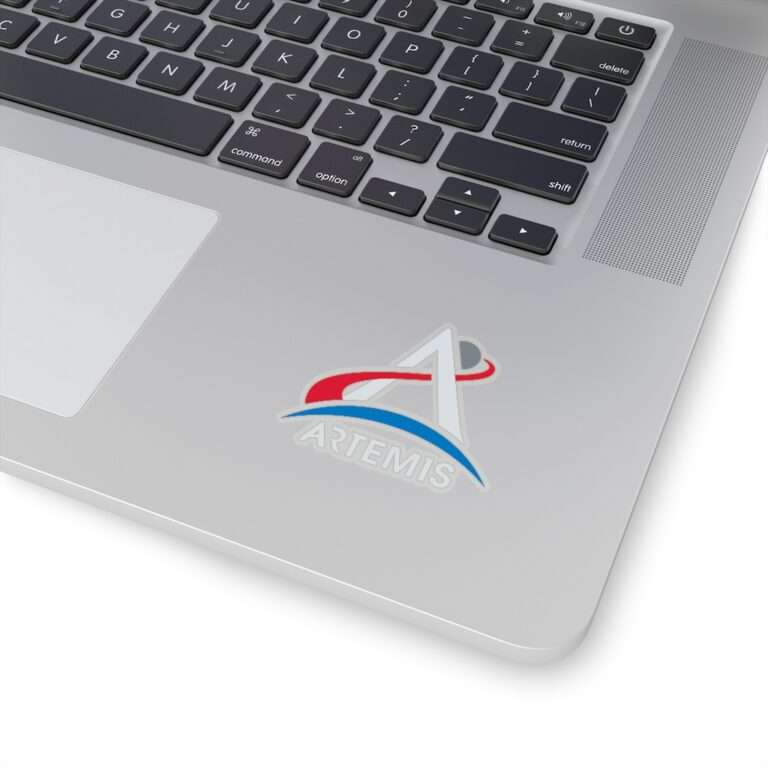 NASA Artemis sticker for darker backgournds