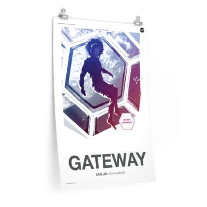 Gateway: Printed NASA "Moon to Mars" poster