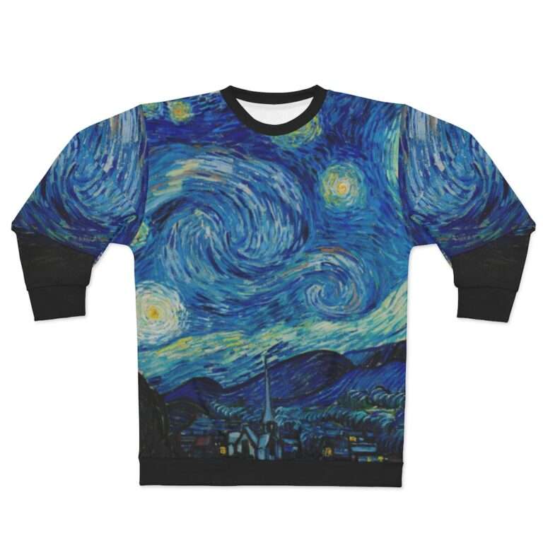 Vincent van Gogh "The Starry Night" Unisex Premium Sweatshirt - Image 2