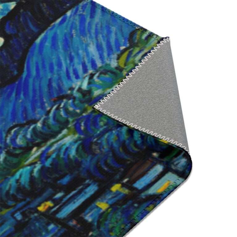 Polyester Area Rug ft. "The Starry Night" by Vincent van Gogh - Image 2