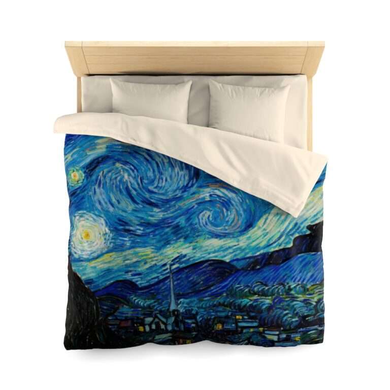 Duvet Cover ft. "The Starry Night" by Vincent van Gogh - Image 2