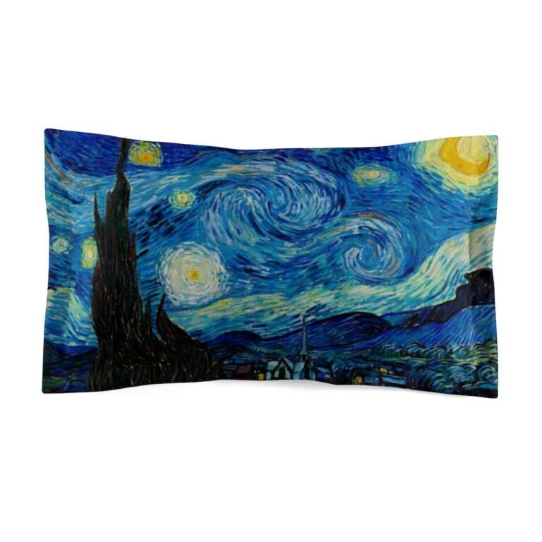 Pillow Sham ft. "The Starry Night" by Vincent van Gogh - Image 2