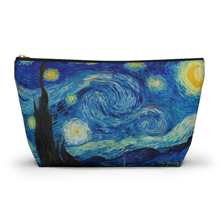 T-bottom Pouch ft. "The Starry Night" by Vincent van Gogh - Image 2
