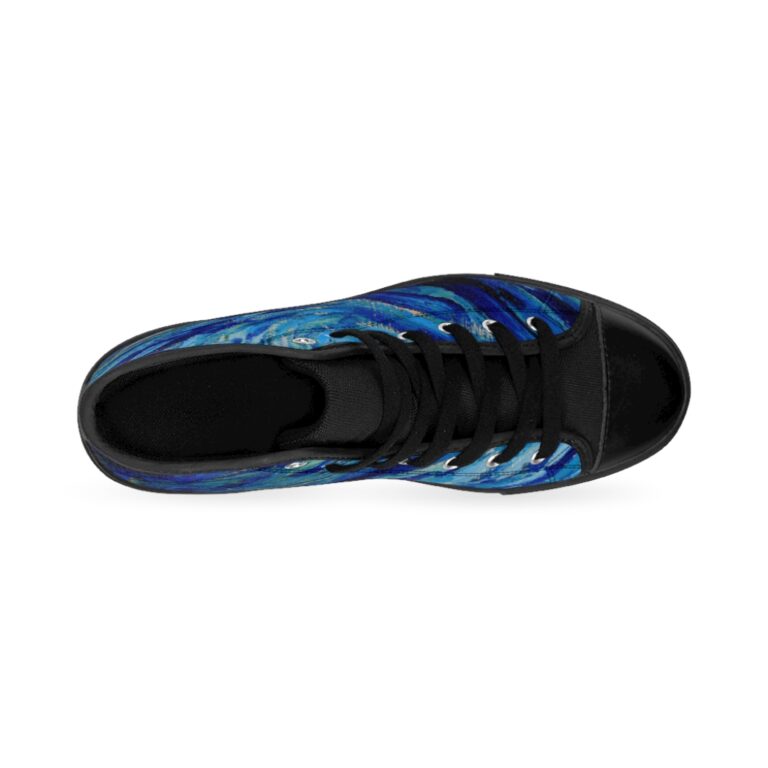 Vincent van Gogh "The Starry Night" Women's High-top Sneakers - Image 2