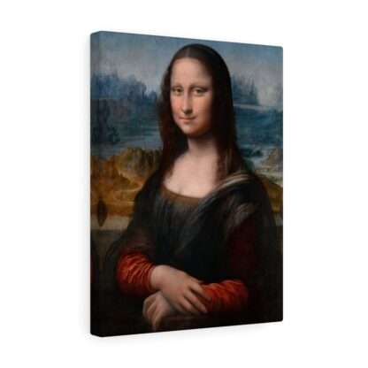 Canvas print of a recolored version of "Mona Lisa" by Leonardo da Vinci (1503)