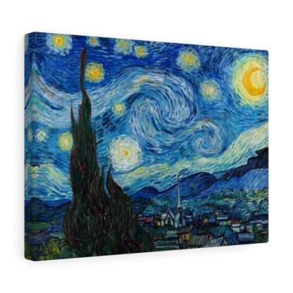 Canvas print of the "The Starry Night" by Vincent van Gogh (1889)