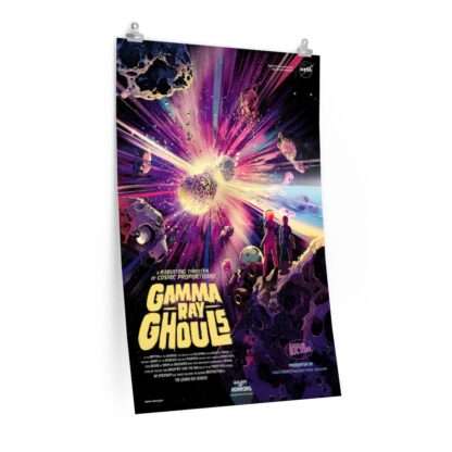 Gamma Ray Ghouls: Printed NASA horror poster