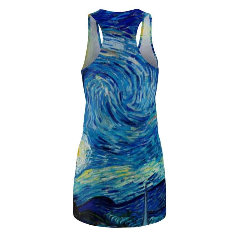 Vincent van Gogh "The Starry Night" Racerback Dress - Image 3