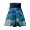 Vincent van Gogh "The Starry Night" Short Skater Skirt - Image 3