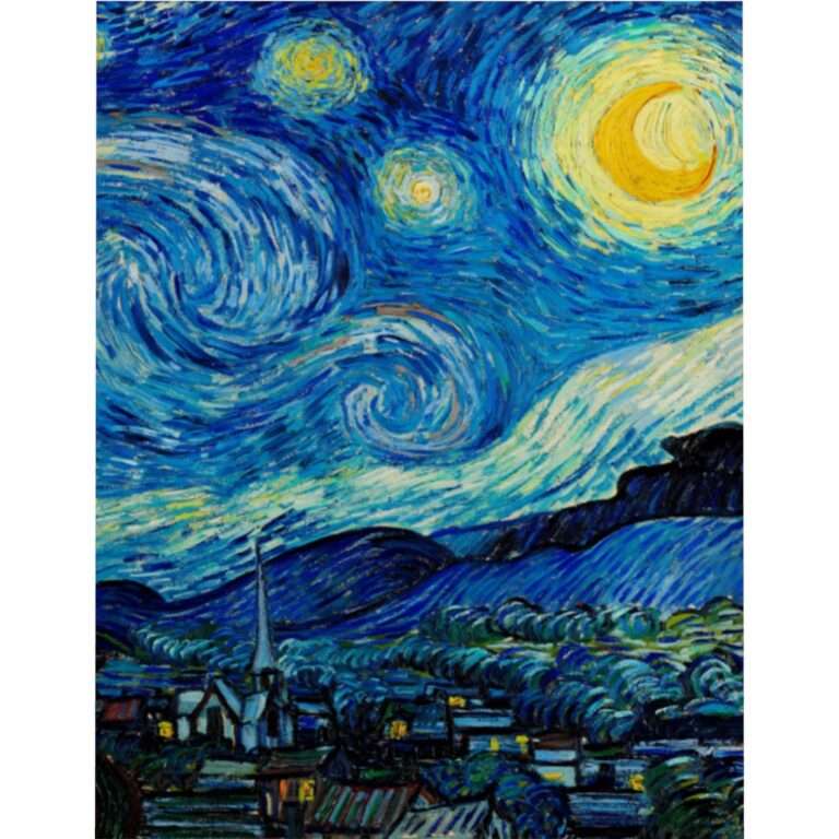 Duvet Cover ft. "The Starry Night" by Vincent van Gogh - Image 3