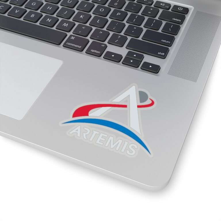 NASA Artemis sticker for darker backgournds