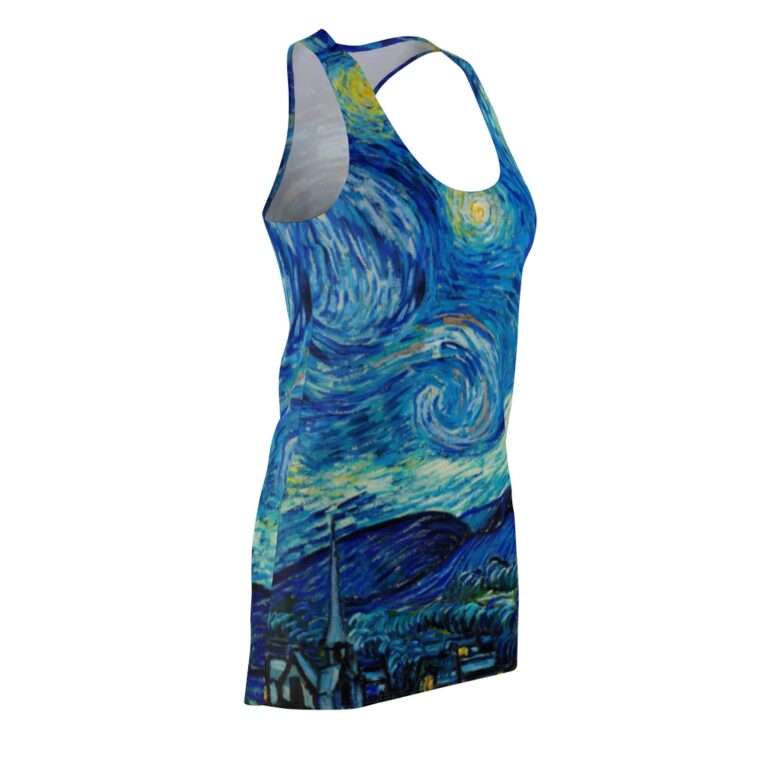 Vincent van Gogh "The Starry Night" Racerback Dress - Image 4