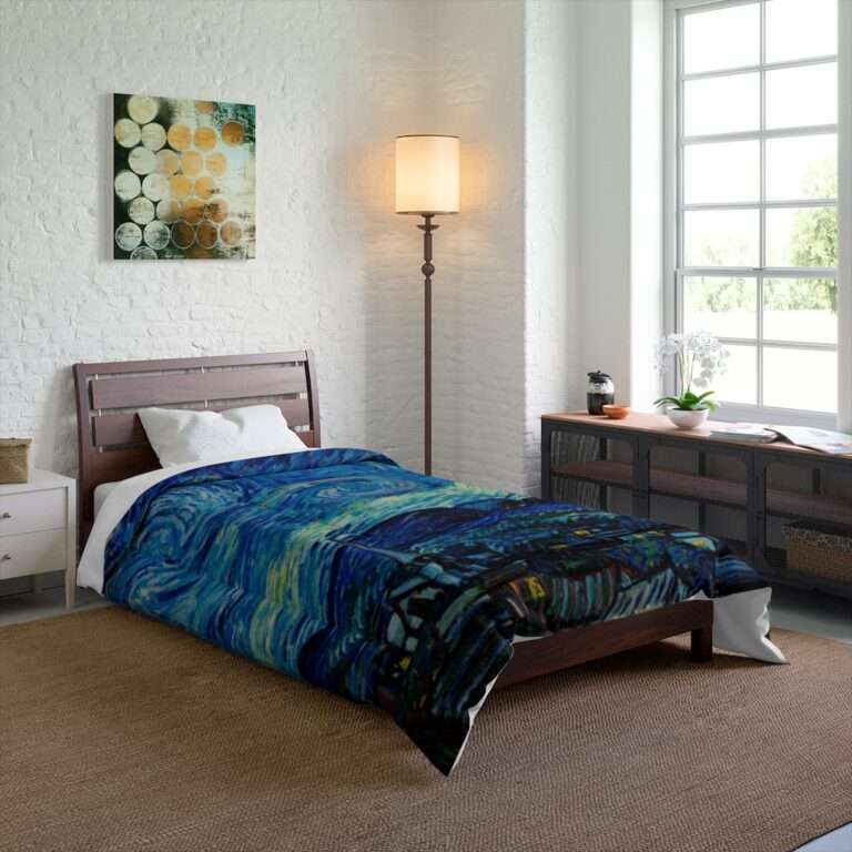 Comforter ft. "The Starry Night" by Vincent van Gogh - Image 4
