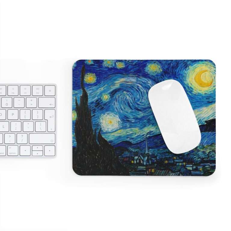 Mousepad ft. "The Starry Night" by Vincent van Gogh - Image 4