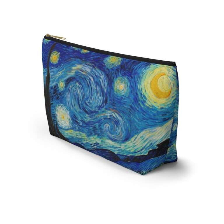 T-bottom Pouch ft. "The Starry Night" by Vincent van Gogh - Image 4