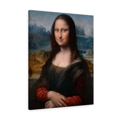 Canvas print of a recolored version of "Mona Lisa" by Leonardo da Vinci (1503)