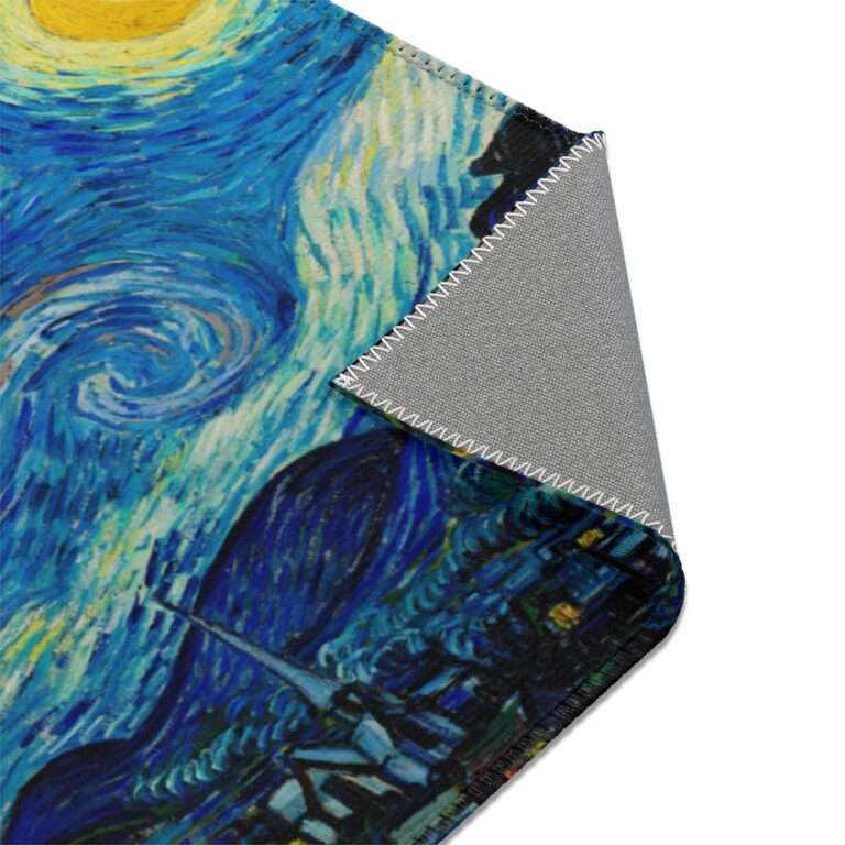 Polyester Area Rug ft. "The Starry Night" by Vincent van Gogh - Image 5
