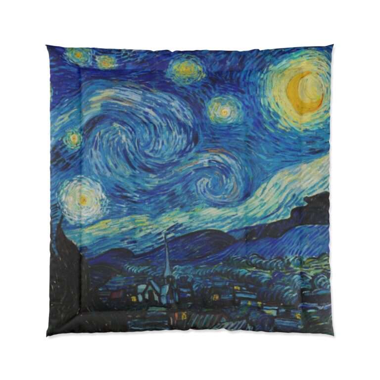 Comforter ft. "The Starry Night" by Vincent van Gogh - Image 5