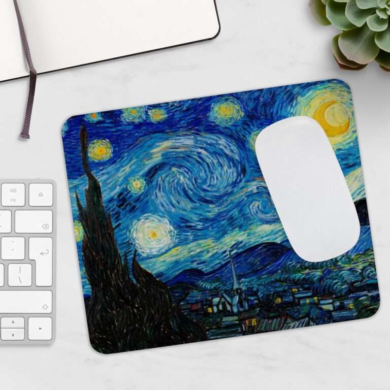 Mousepad ft. "The Starry Night" by Vincent van Gogh - Image 5
