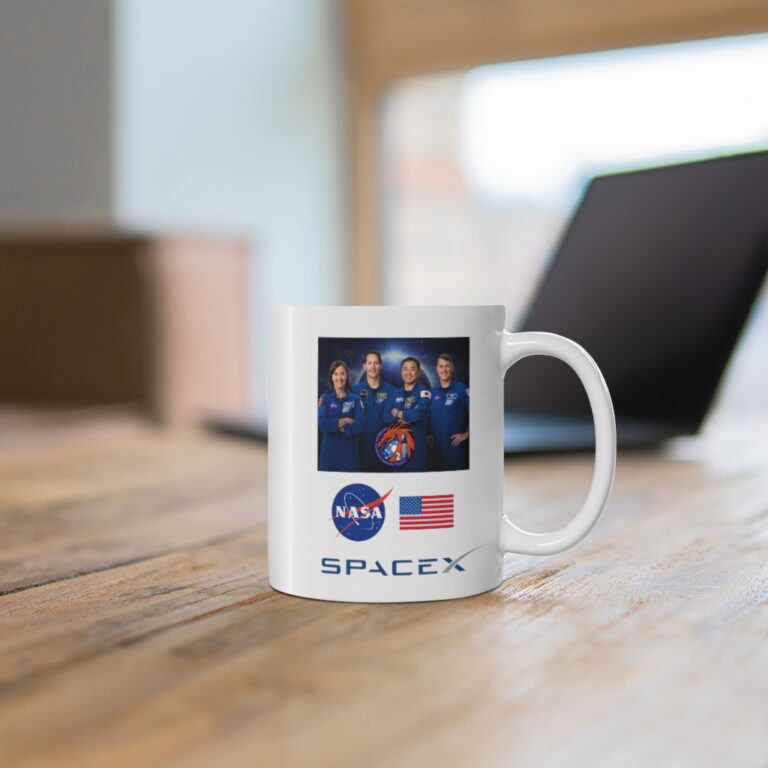 NASA Mug for "CREW-2" Mission ft. SpaceX Crew Dragon - Image 6