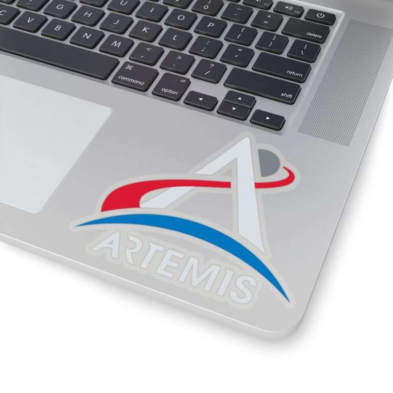 NASA Artemis sticker for darker backgournds