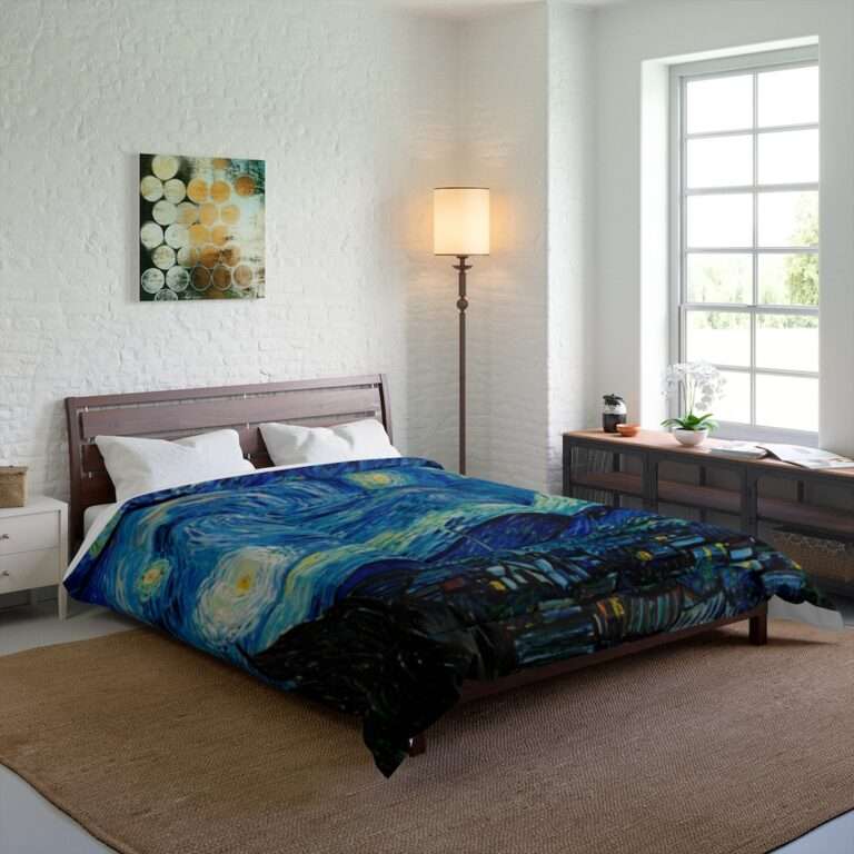Comforter ft. "The Starry Night" by Vincent van Gogh - Image 6