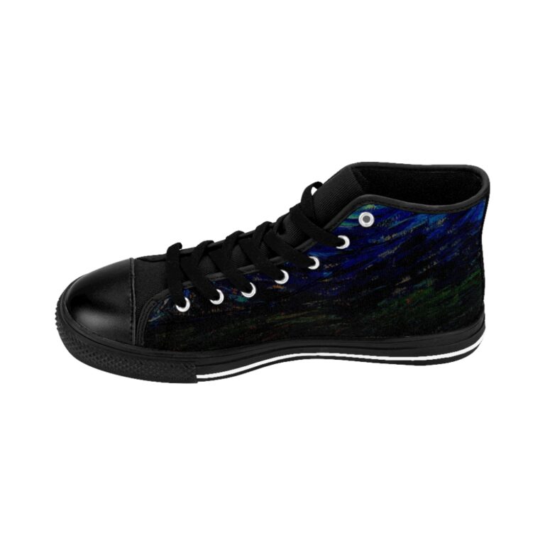 Vincent van Gogh "The Starry Night" Men's High-top Sneakers - Image 7