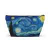 T-bottom Pouch ft. "The Starry Night" by Vincent van Gogh - Image 7