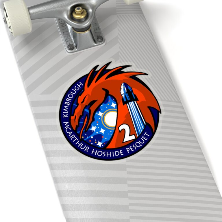Decal Sticker for NASA/Space X "CREW-2" Mission - Image 8