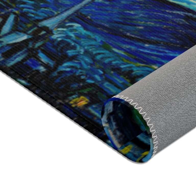 Polyester Area Rug ft. "The Starry Night" by Vincent van Gogh - Image 9