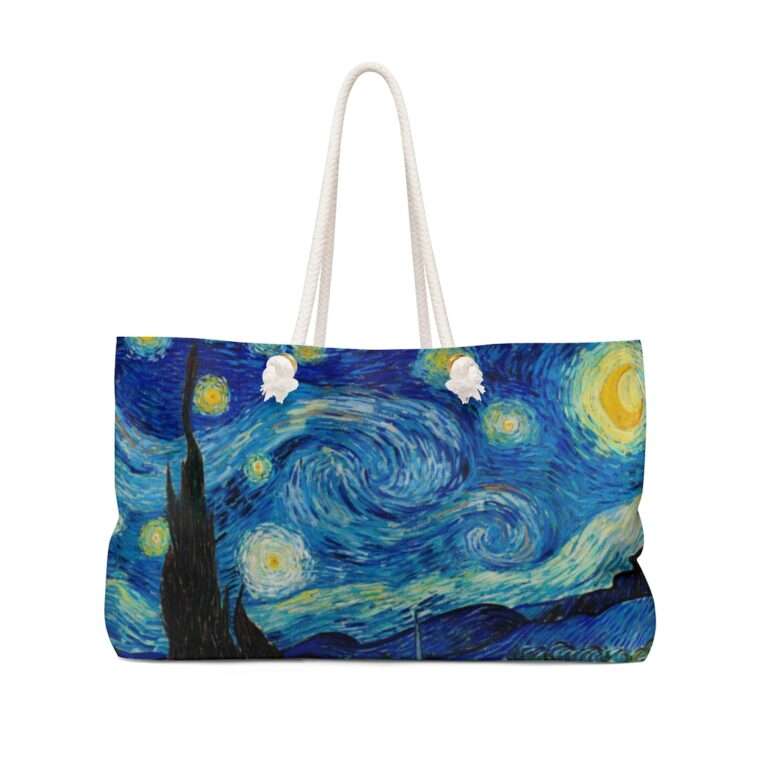 Weekender Bag ft. "The Starry Night" by Vincent van Gogh - Image 2