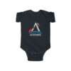 Black NASA Artemis unisex infant bodysuit